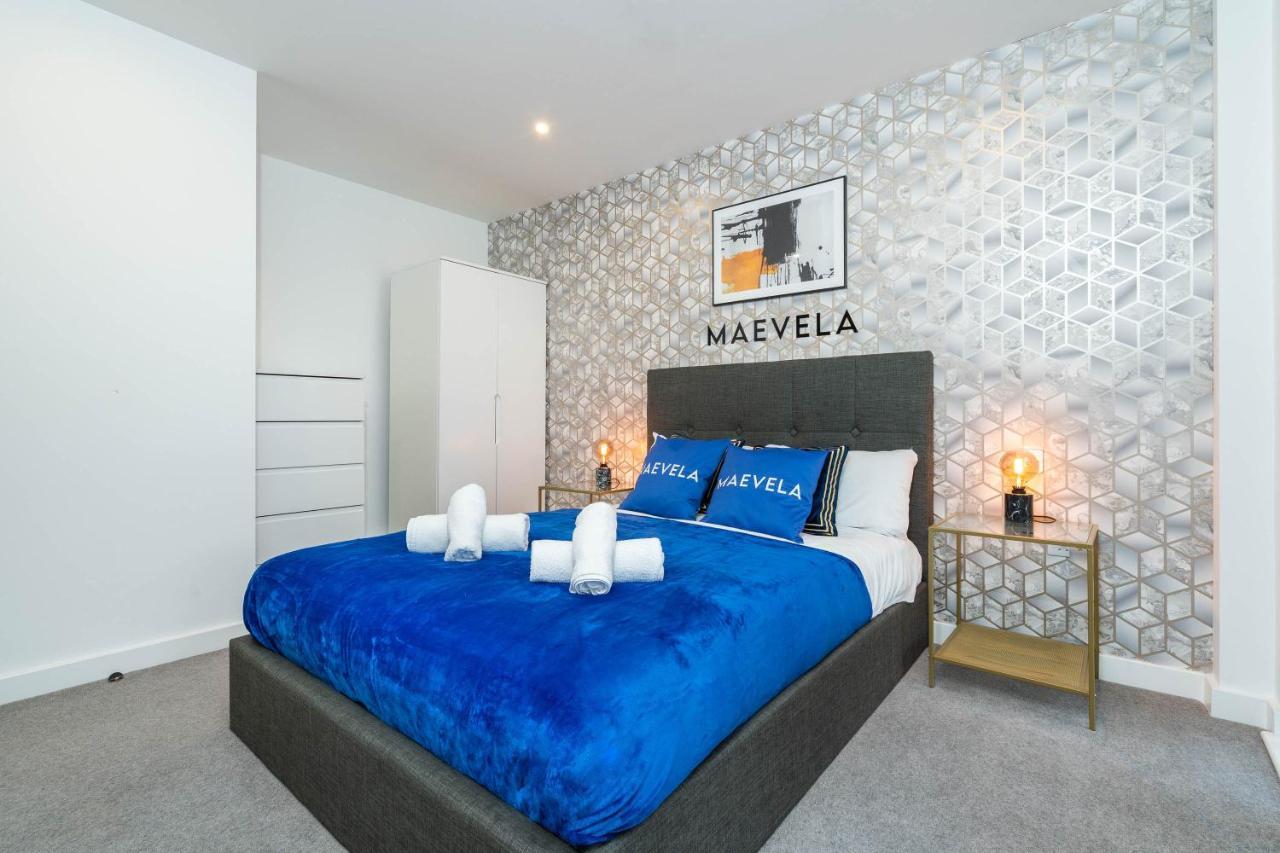 Maevela Apartments - Luxury Broad St Apartment - 2 Bed, 2 Bath - City Centre/Cube/Mailbox - With Underground Parking ✓- L Shape Sofa, Large 50 Inch Smart Tv With Free Netflix & Wifi Birmingham Exterior foto