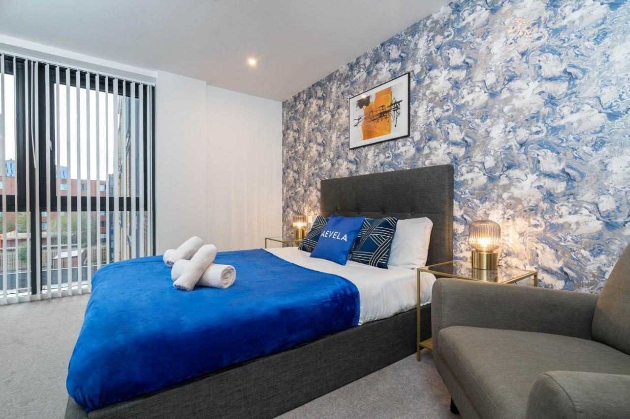 Maevela Apartments - Luxury Broad St Apartment - 2 Bed, 2 Bath - City Centre/Cube/Mailbox - With Underground Parking ✓- L Shape Sofa, Large 50 Inch Smart Tv With Free Netflix & Wifi Birmingham Exterior foto